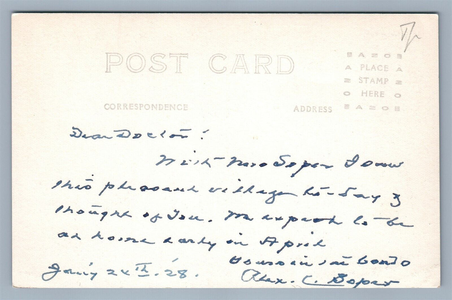 AVON PARK FL CONGREGATIONAL CHURCH ANTIQUE REAL PHOTO POSTCARD RPPC