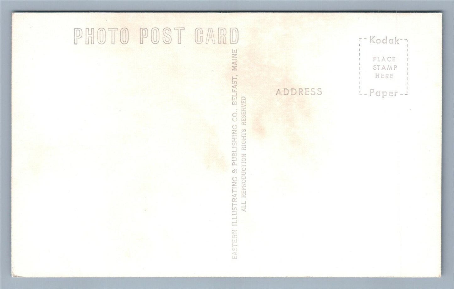 YORK BEACH ME NUBBLE LIGHT HOUSE VINTAGE REAL PHOTO POSTCARD RPPC