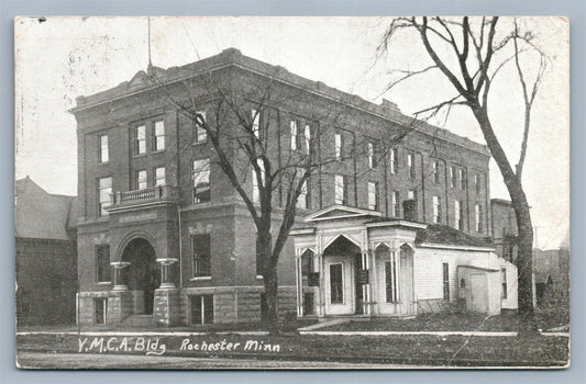 ROCHESTER MN YMCA BUILDING ANTIQUE POSTCARD