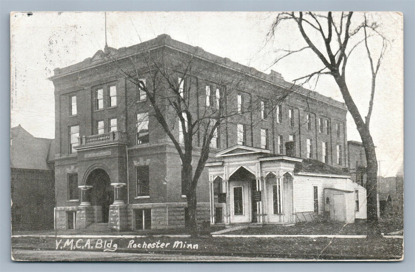 ROCHESTER MN YMCA BUILDING ANTIQUE POSTCARD