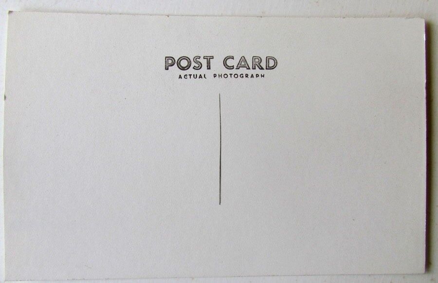 RPPC VINTAGE PHOTO POSTCARD VERMONT RAILWAY DIESEL #1 railroad train