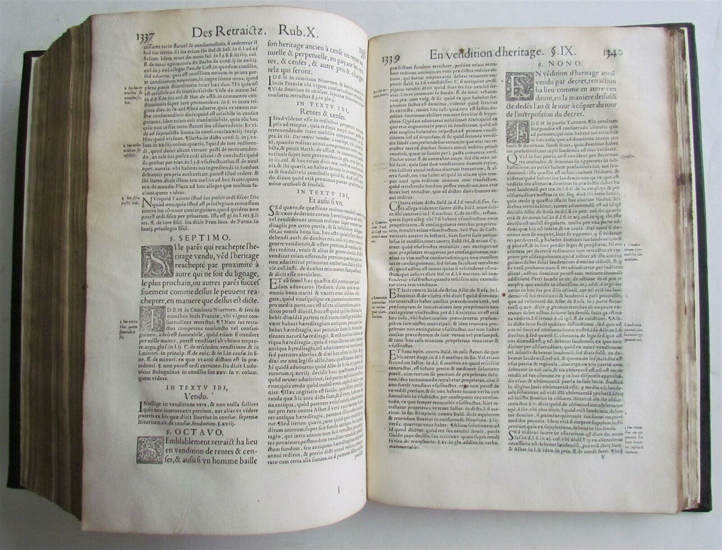 1552 LAW BOOK Consuetudines Ducatus Burgundiae antique FOLIO