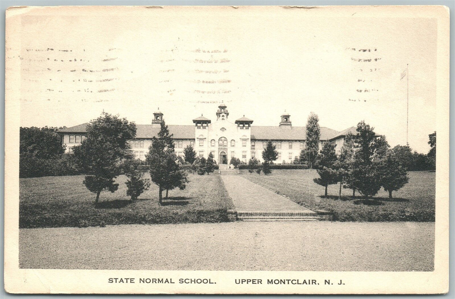 UPPER MONTCLAIR NJ STATE NORMAL SCHOOL 1935 VINTAGE POSTCARD