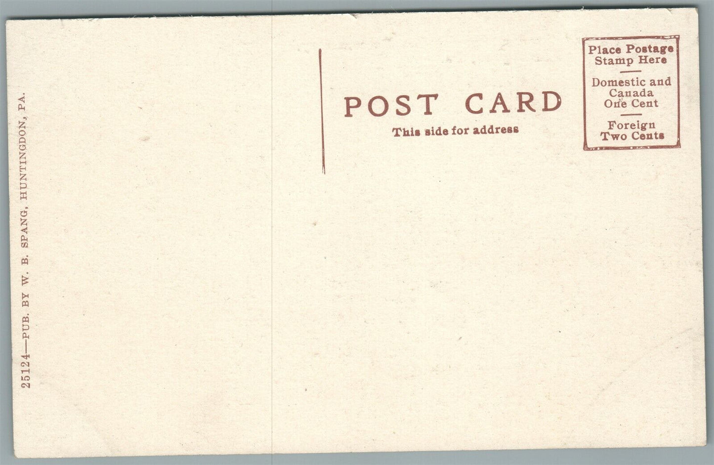 HUNTINGDON PA BOAT RIVER & CANNON REFORMATORY ANTIQUE POSTCARD