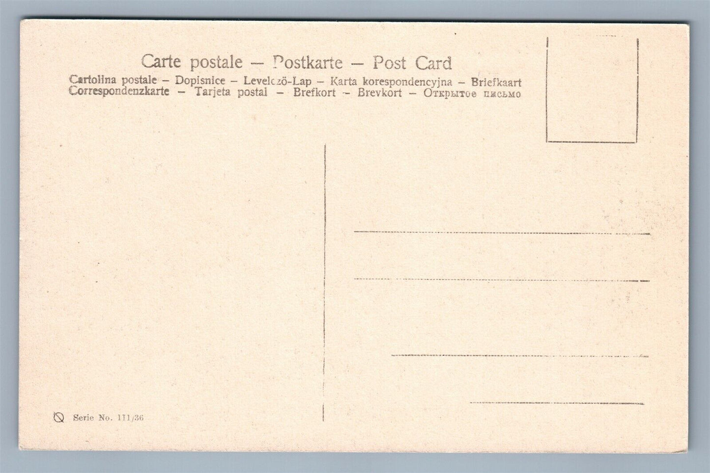 BERLIN GERMANY GROSSSTADTLEBEN AN DEN ZELTEN ANTIQUE POSTCARD