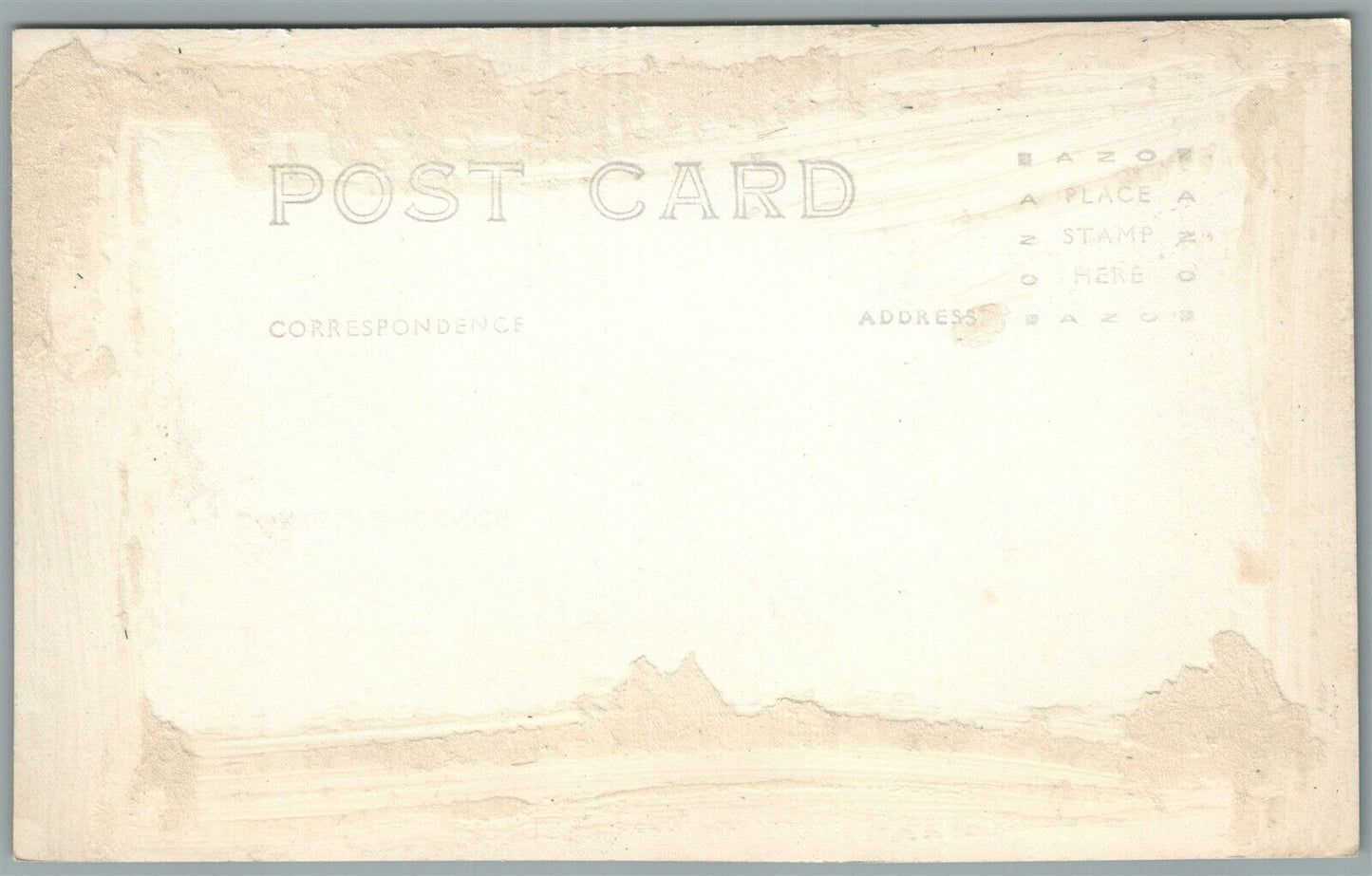 MARTSVILLE OH HISTORICAL MOUND ANTIQUE REAL PHOTO POSTCARD RPPC