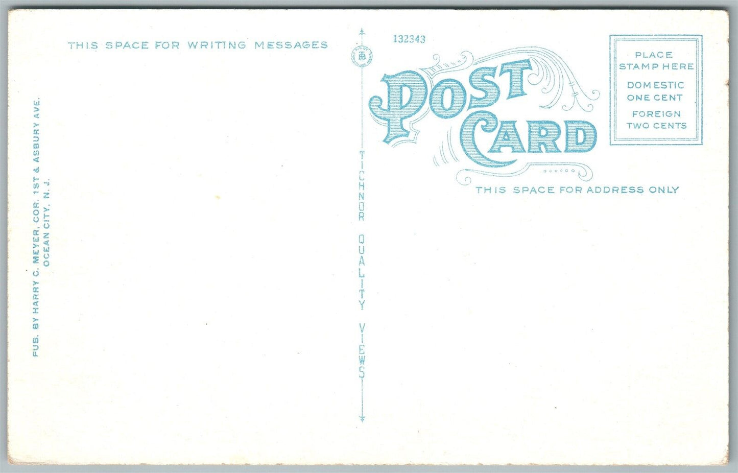 WILDWOOD BY-THE-SEA NJ ROYAL INN YOUNG & PACIFIC AVE. ANTIQUE POSTCARD