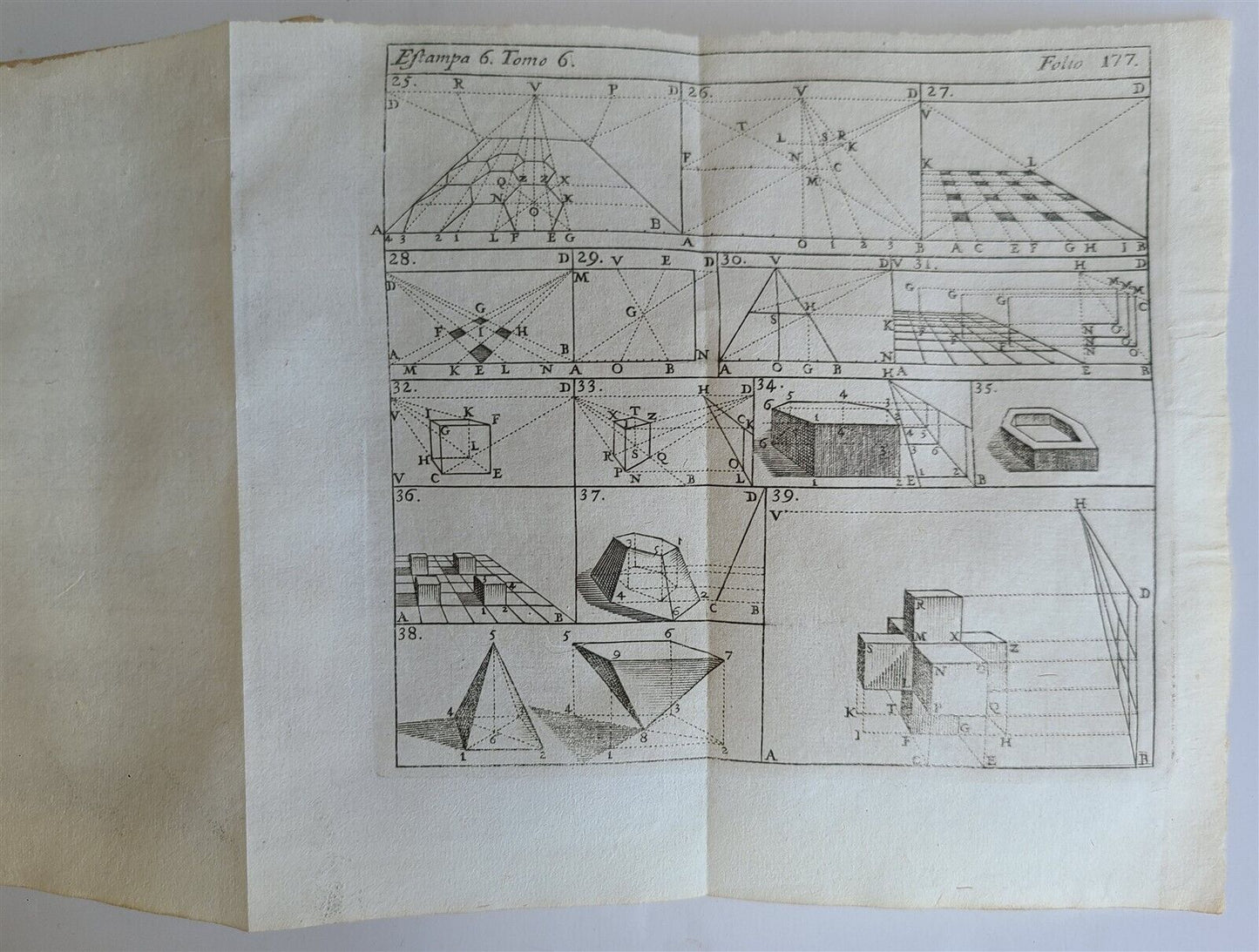 1727 MATHEMATICS in SPANISH Compendio mathematico antique METHEOROS OPTICA