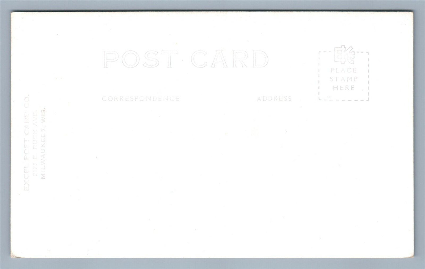 PLYMOUTH WI HOSPITAL ANTIQUE REAL PHOTO POSTCARD RPPC