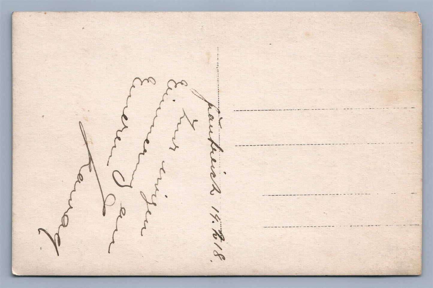 GERMAN WWI MILITARY WINE DRINKERS GROUP w/ DOG ANTIQUE REAL PHOTO POSTCARD RPPC