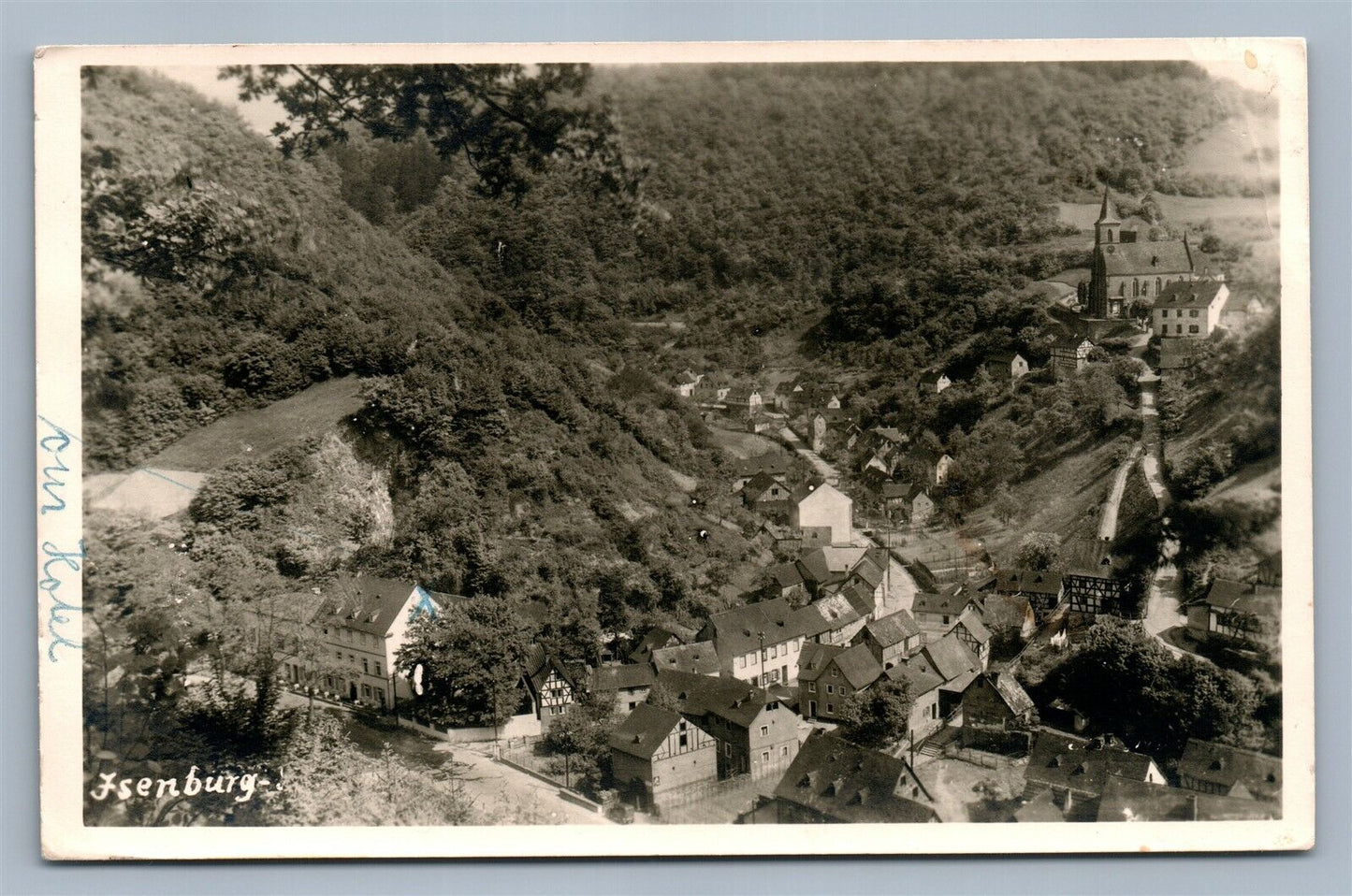 ISENBURG GERMANY VINTAGE REAL PHOTO POSTCARD RPPC