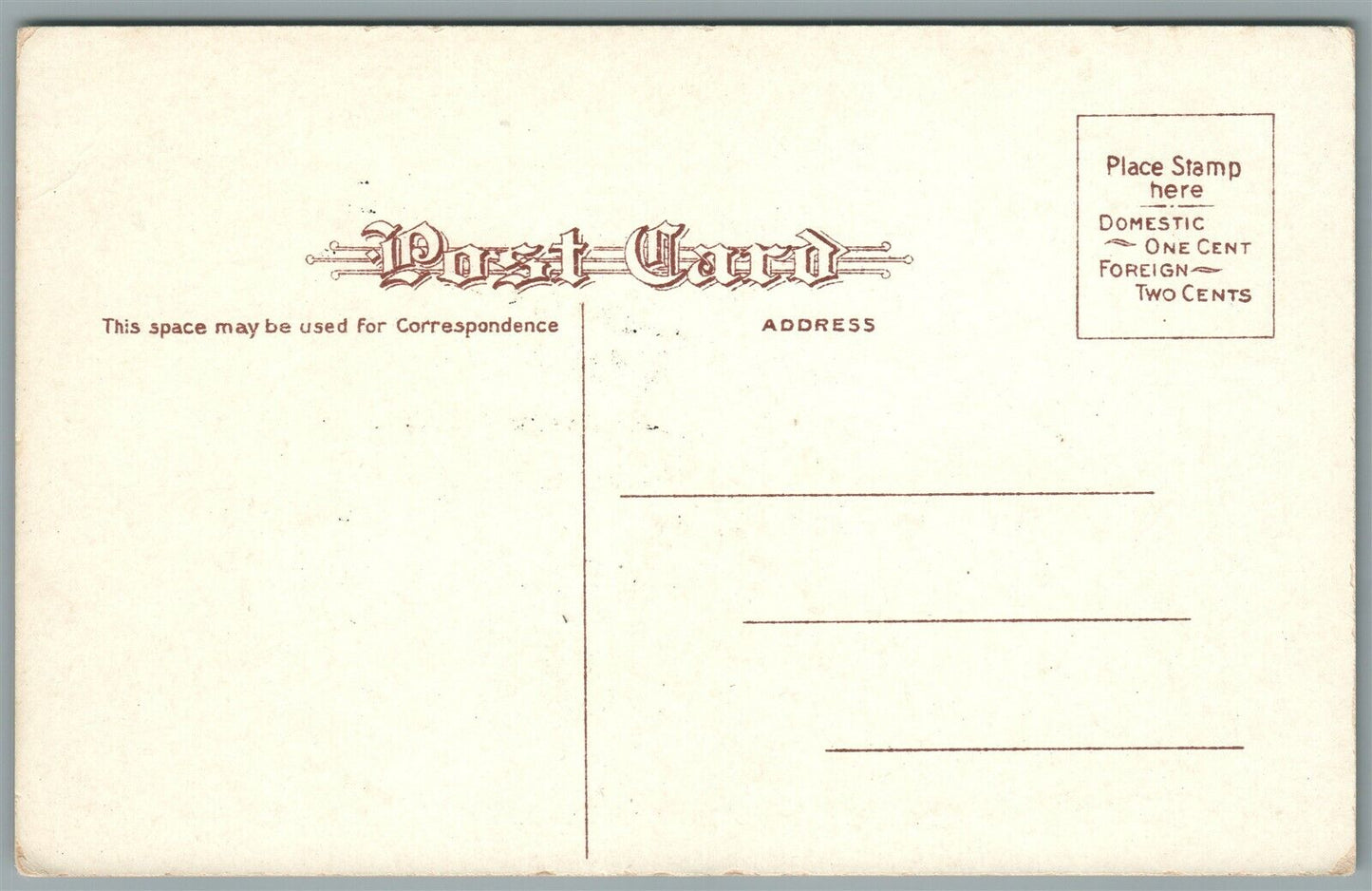 RUSSIA ANTIQUE POSTCARD