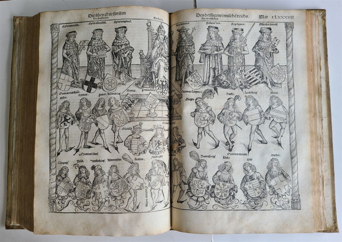 1493 NUREMBERG CHRONICLE antique INCUNABULA Liber chronicarum HARTMANN SCHEDEL