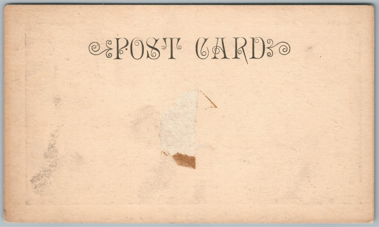 ST.CLAIR PA SECOND STREET UNDIVIDED ANTIQUE POSTCARD
