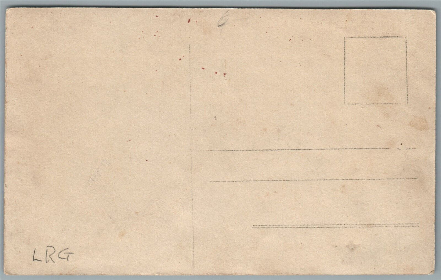 DECORATING CHRISTMAS TREE w/ DRESDEN ORAMENTS ANTIQUE REAL PHOTO POSTCARD RPPC