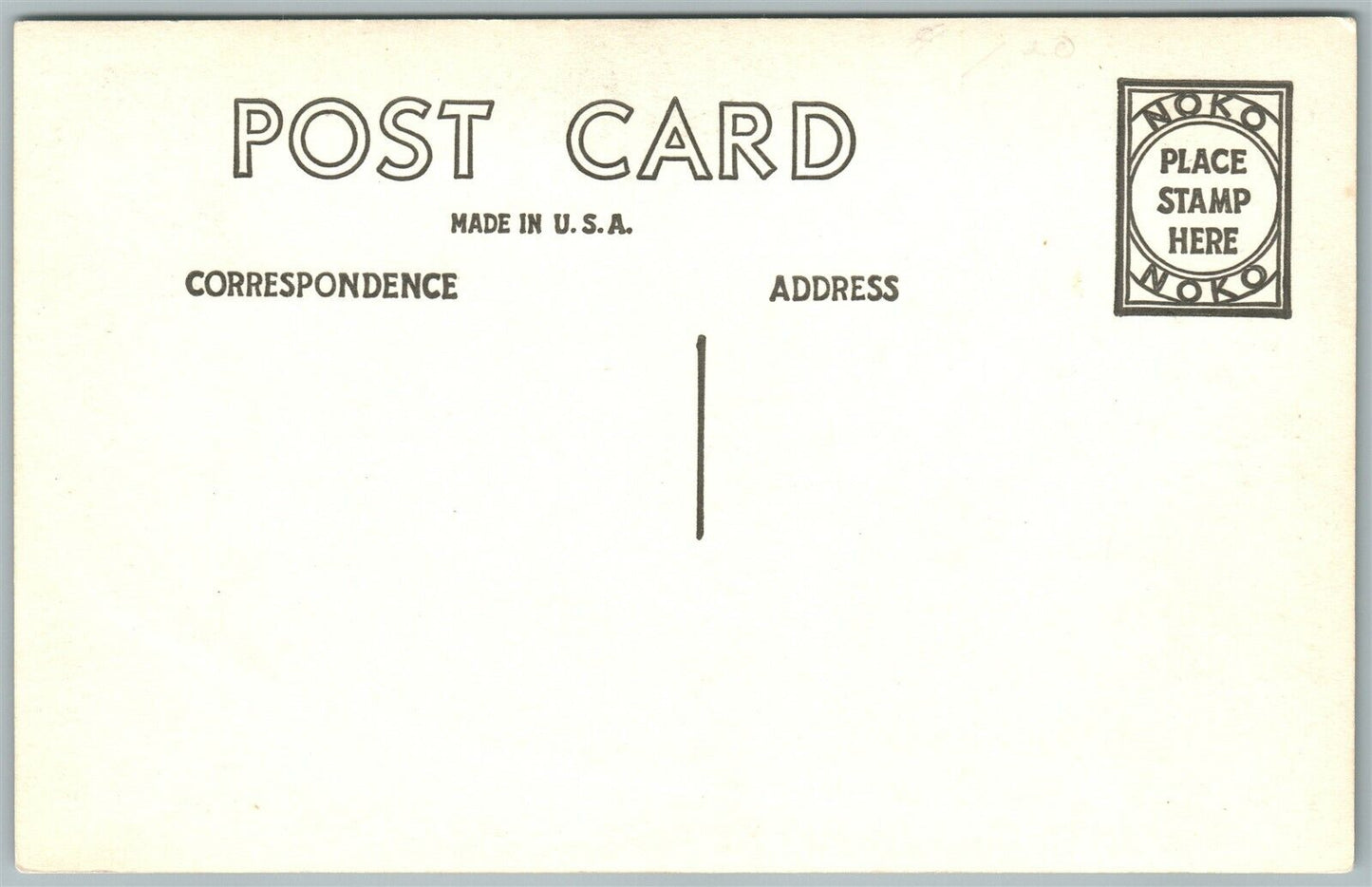 KLEINVILLE MINIATURE VILLAGE w/ AMERICAN FLAG ANTIQUE REAL PHOTO POSTCARD RPPC