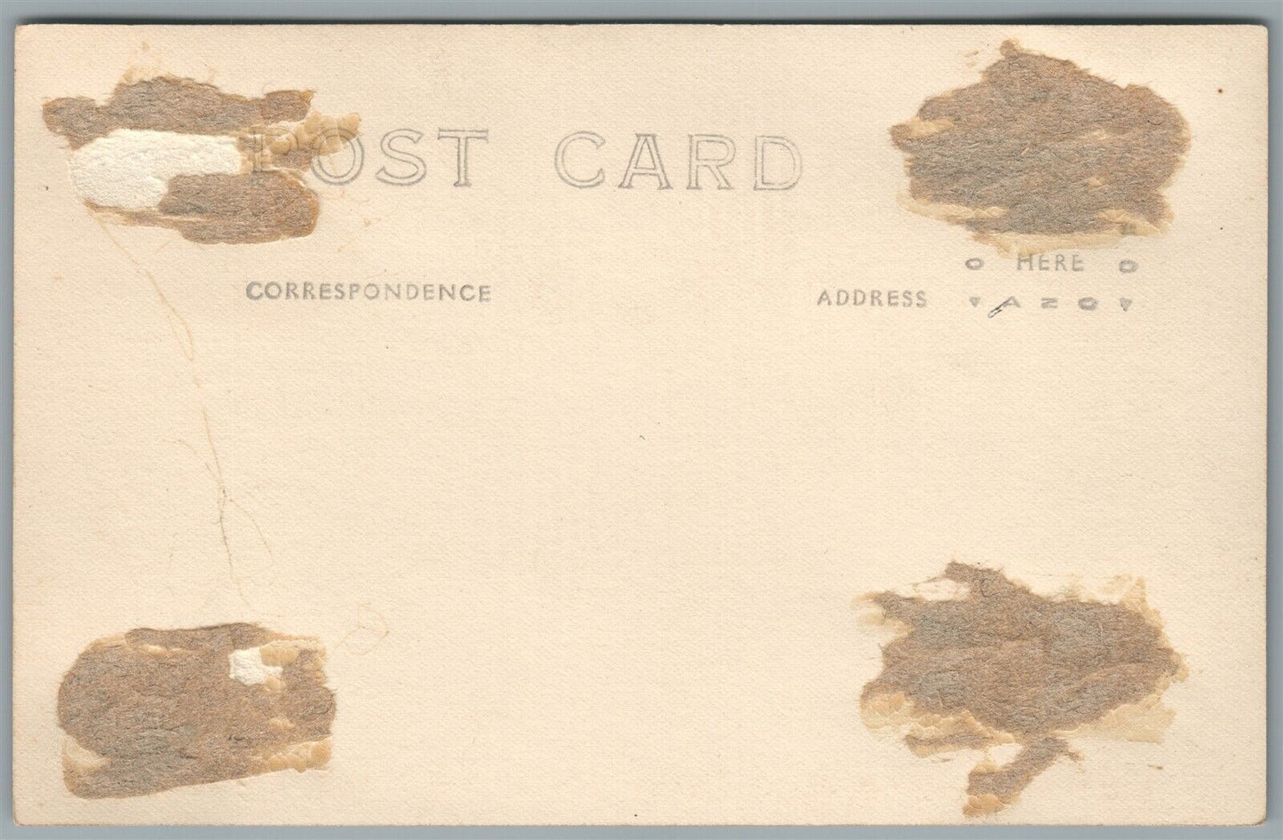 FT. EUSTIS CAMP VA HEADQUARTERS ANTIQUE REAL PHOTO POSTCARD RPPC