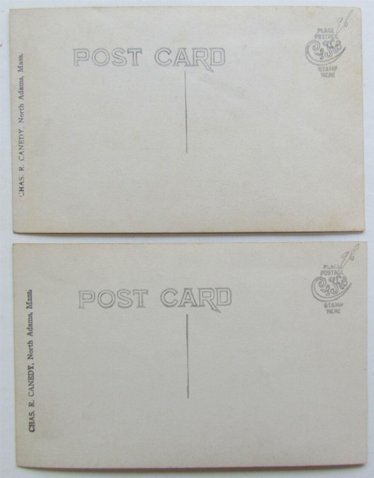 MOHAWK TRAIL MA LOT of 2 VINTAGE REAL PHOTO POSTCARDS RPPC