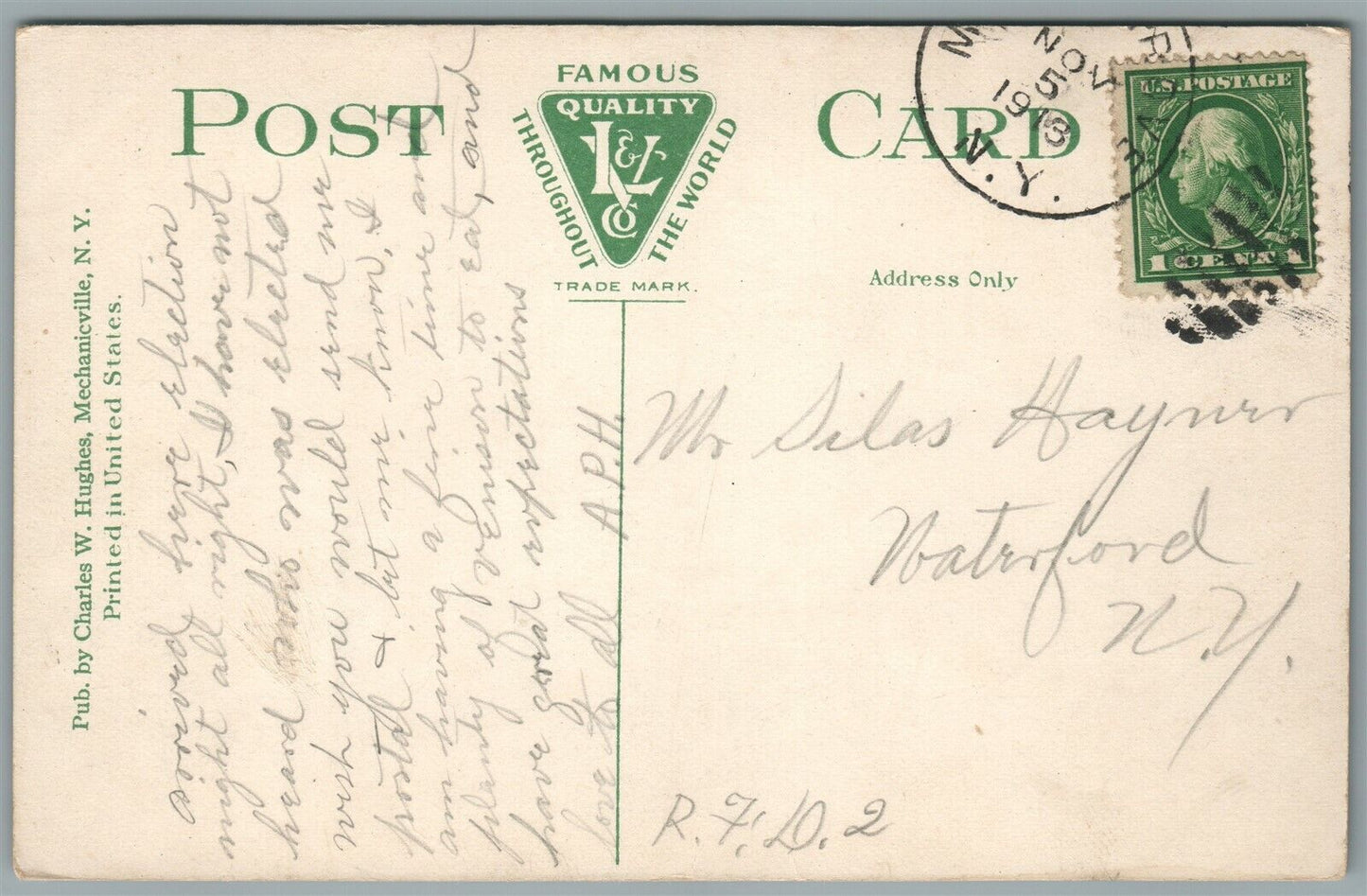 GREAT BARRINGTON MA MAIN STREET ANTIQUE POSTCARD