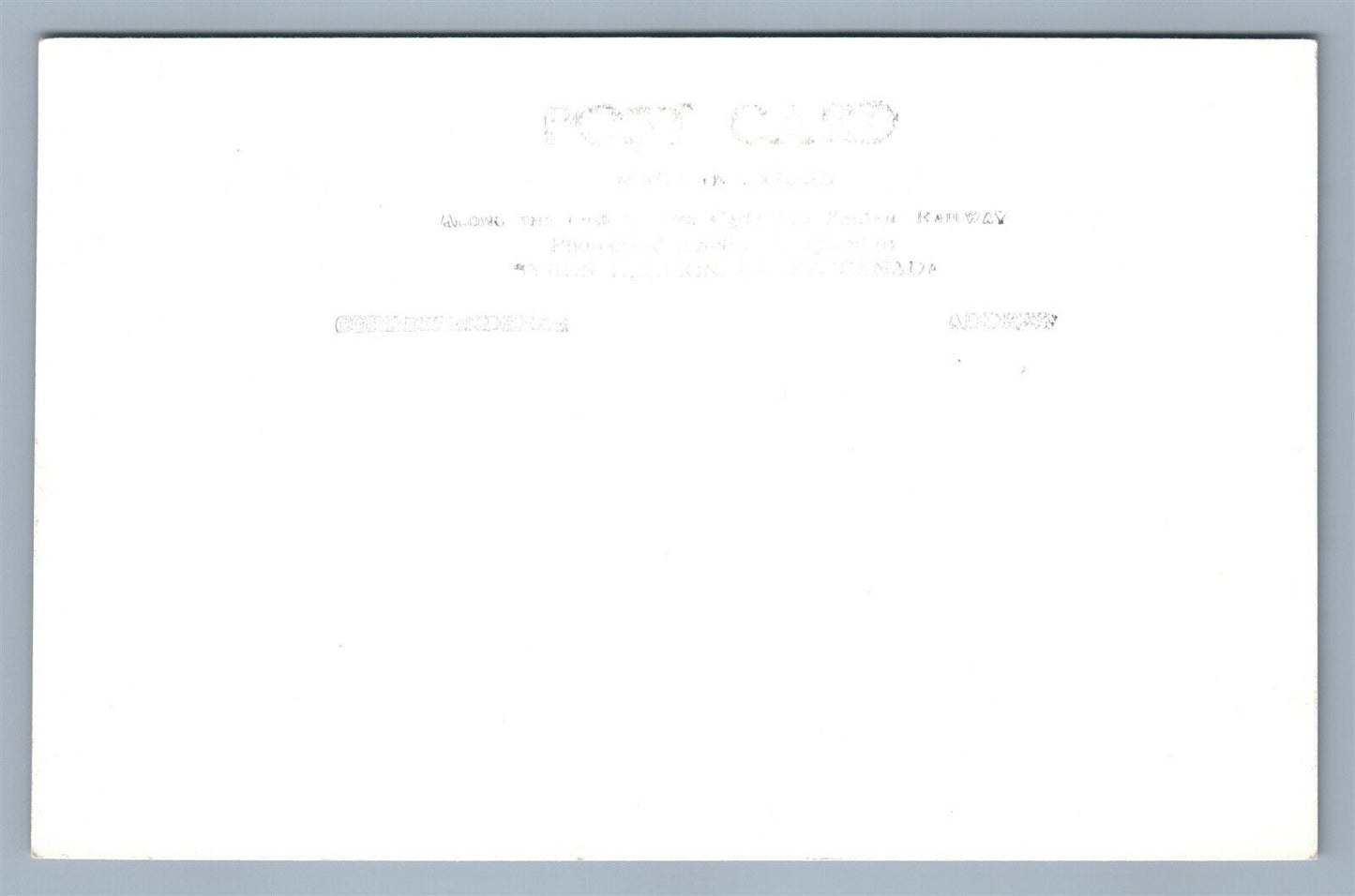 BANFF AVENUE ALBERTA CANADA VINTAGE REAL PHOTO POSTCARD RPPC