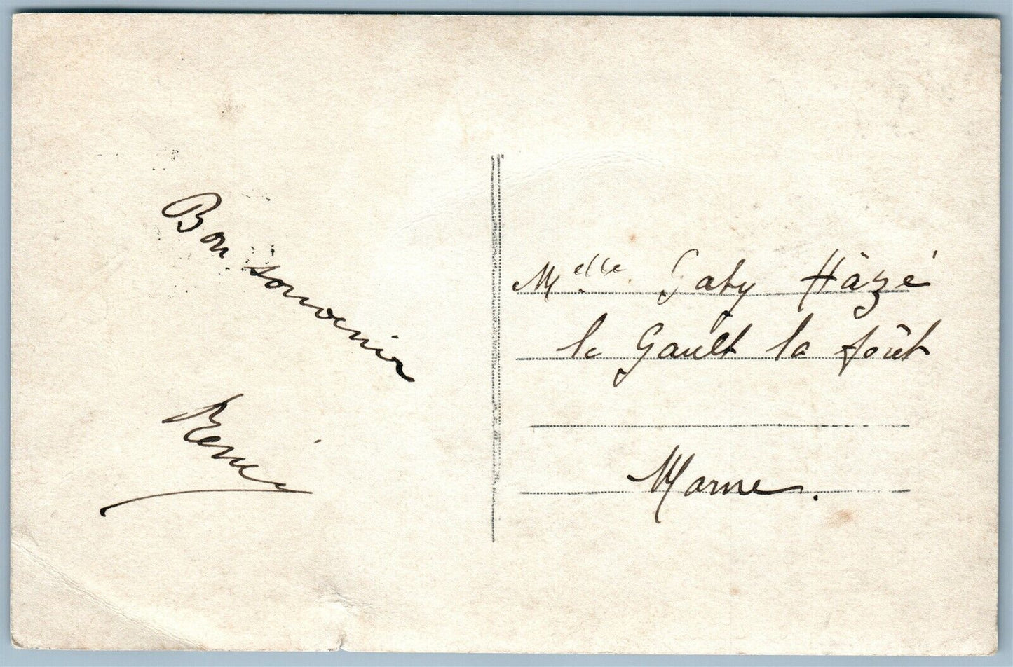 LADY w/ DOG WINTER SCENE ANTIQUE REAL PHOTO POSTCARD RPPC