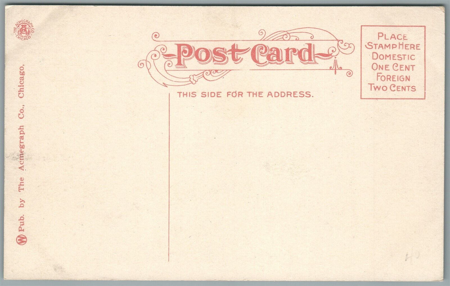 POTTSVILLE PA GERMAN LUTHERAN CHURCH ANTIQUE POSTCARD