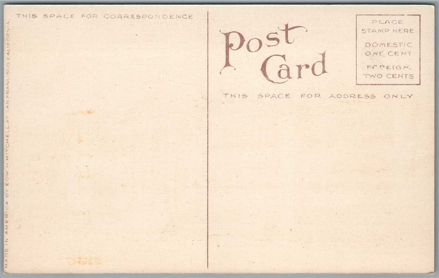 WATSONVILLE CA PRIMARY SCHOOL ANTIQUE POSTCARD