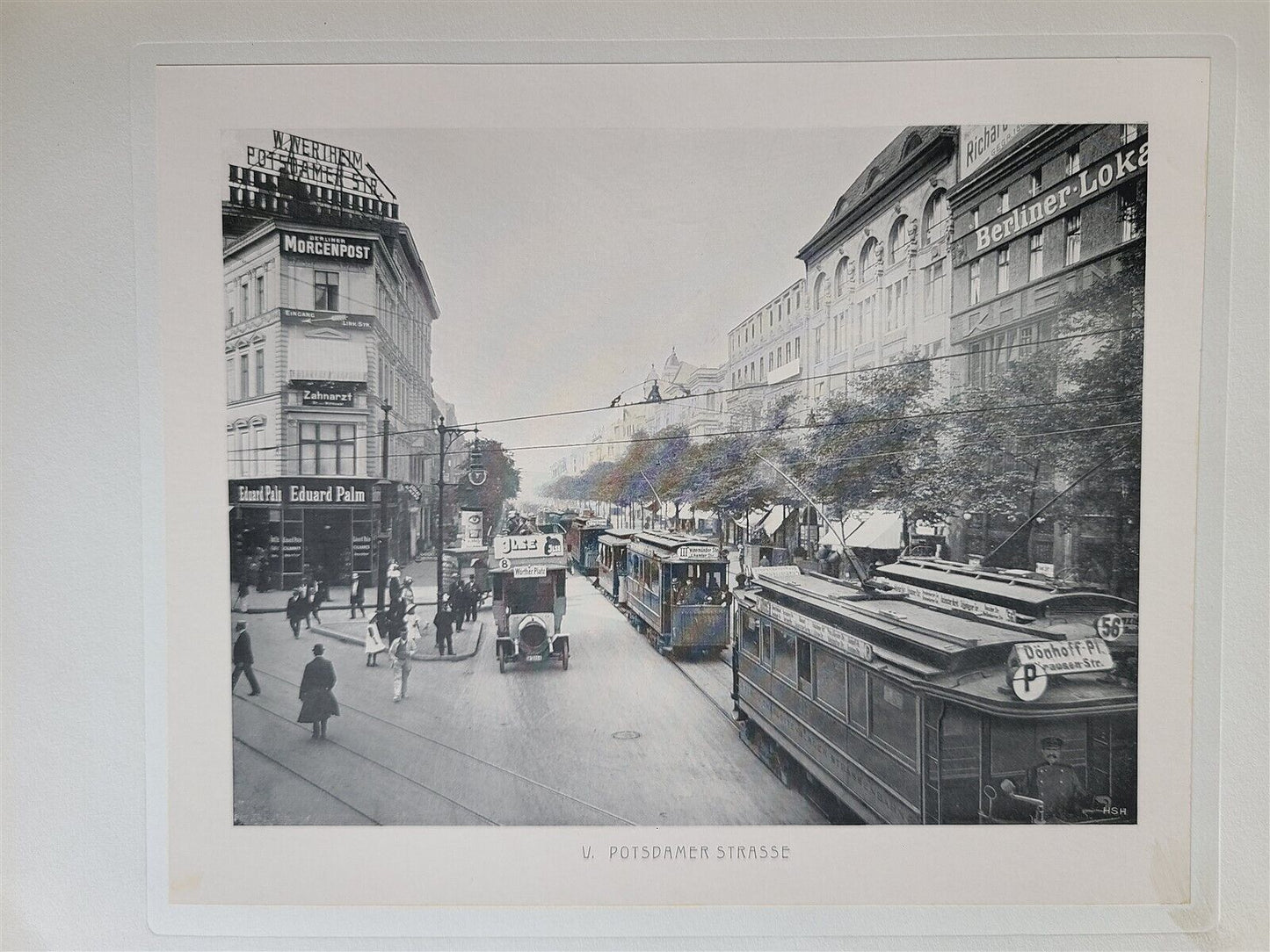 1911 DIE GROSSE BERLINER STRASSENBAHN UND NEBENBAHNEN antique PHOTO ILLUSTRATED