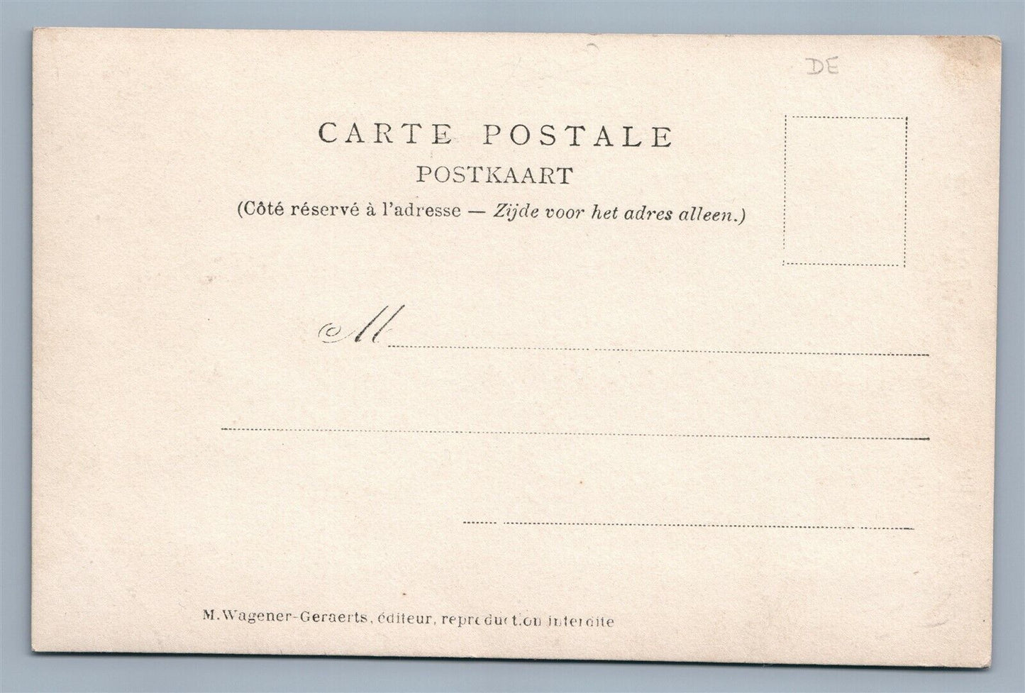 BELGIAN PRINCE ALBERT MILITARY UNIFORM ANTIQUE REAL PHOTO POSTCARD RPPC royalty