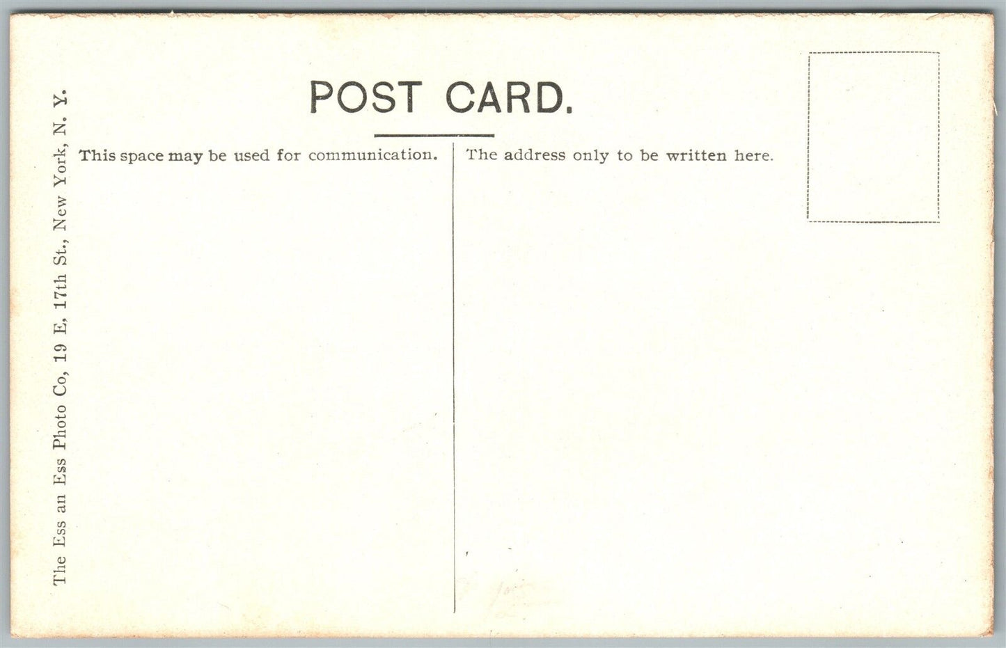MONTVILLE NJ RESIDENCE of A.T.COOK ANTIQUE POSTCARD