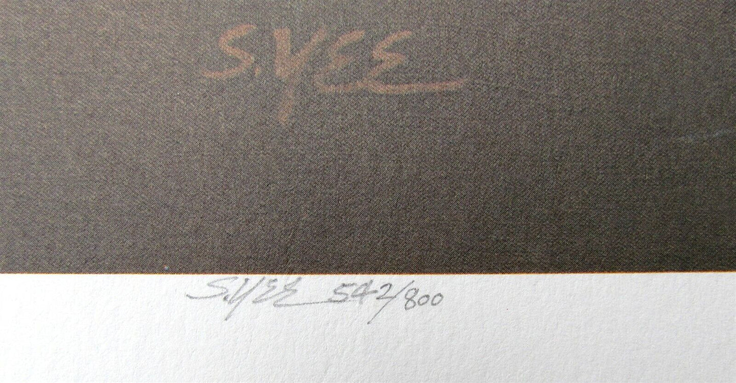 LIMITED EDITION NUMBERED SIGNED PRINT by S. YEE poster