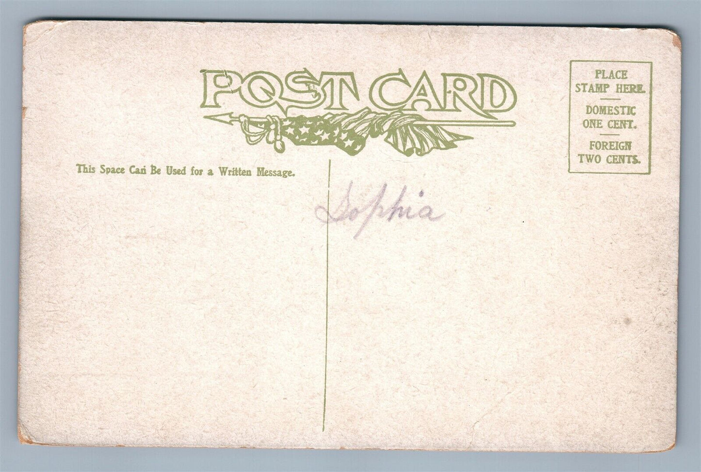 AURORA NE METHODIST CHURCH ANTIQUE POSTCARD