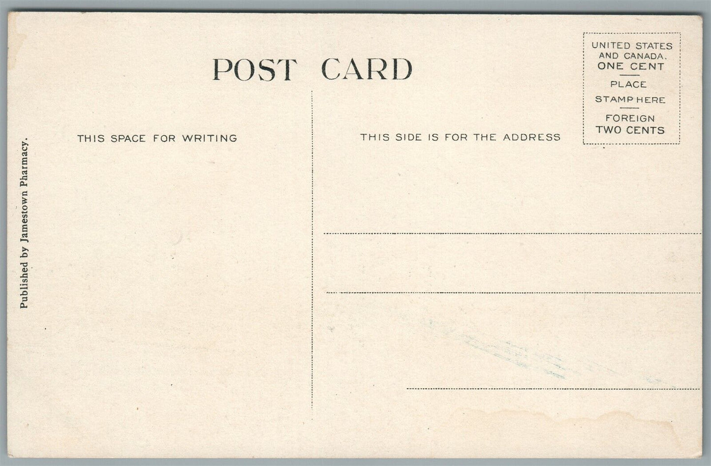 NARRAGANSETT BAY RI FORT CREBLE ANTIQUE POSTCARD