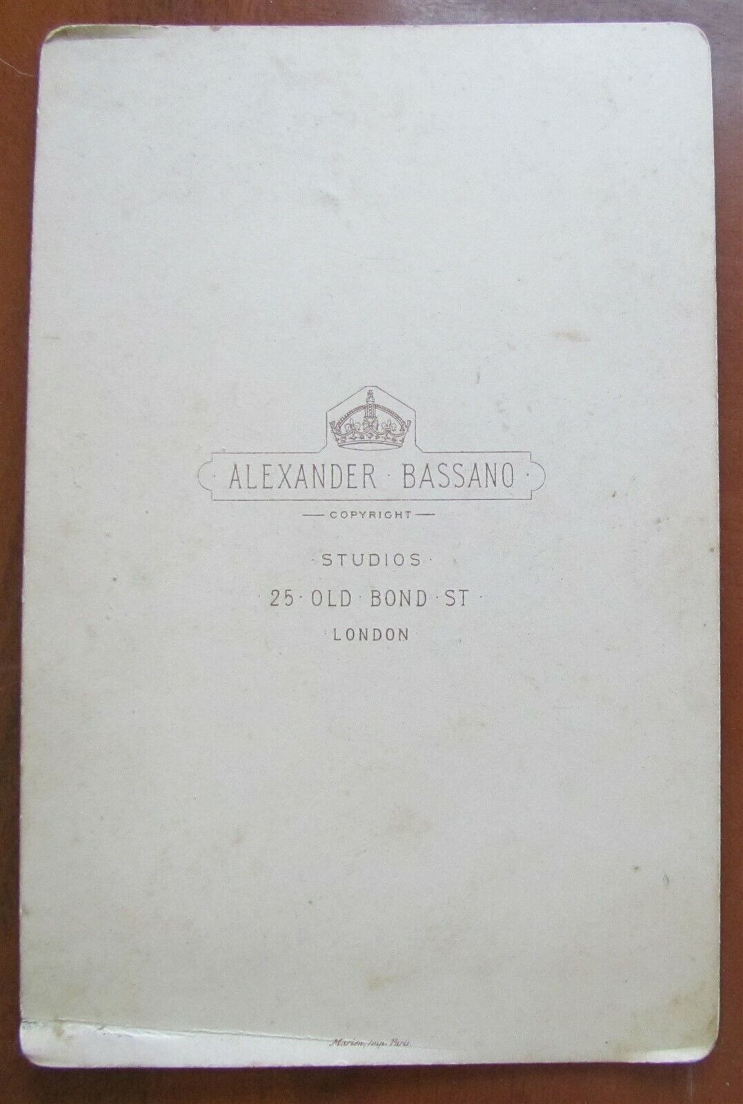 QUEEN VICTORIA & PRINCESS BEATRICE ANTIQUE CABINET CARD PHOTO