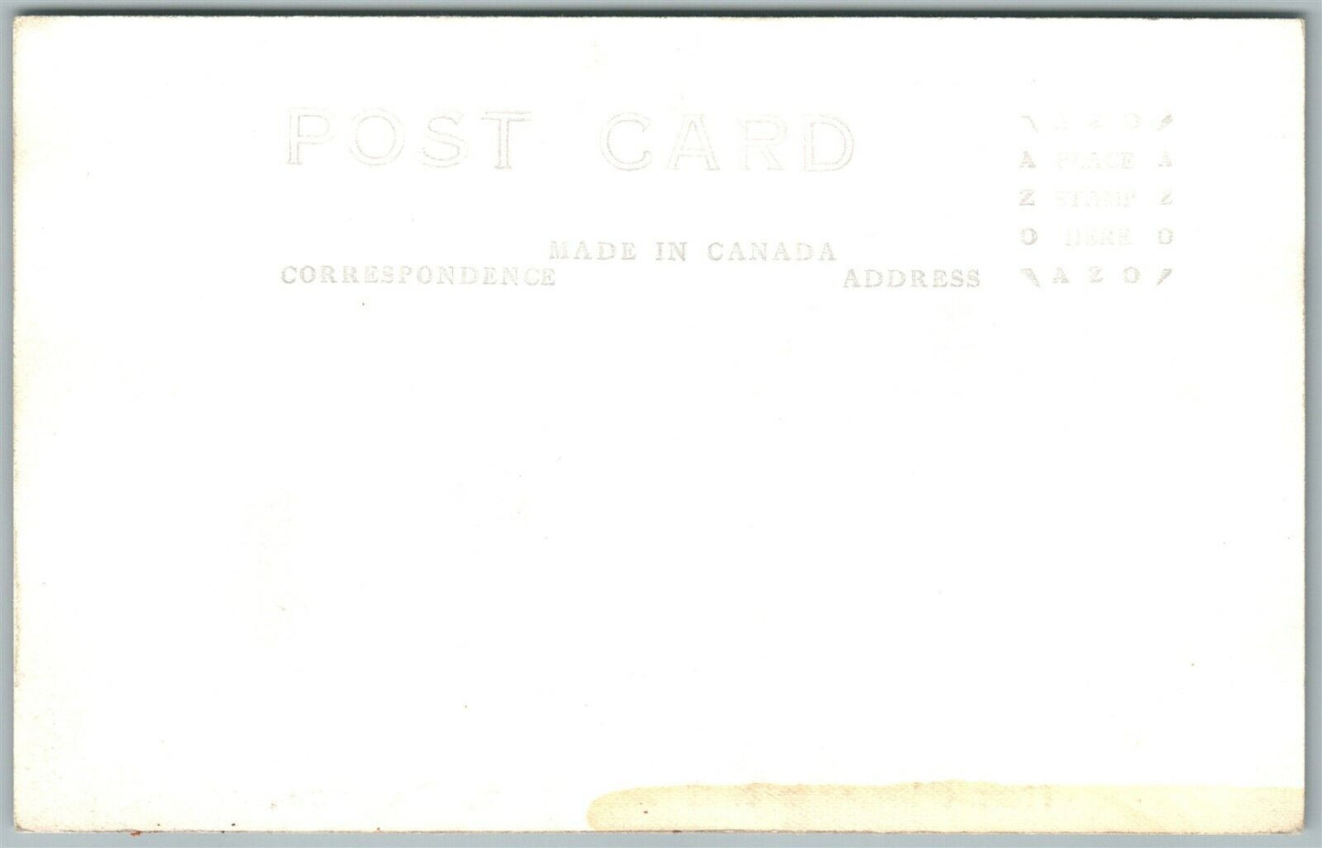 ROCK ISLAND & STANSTEAD CANADA EXAGGERATED FISHING VINTAGE REAL PHOTO PC RPPC