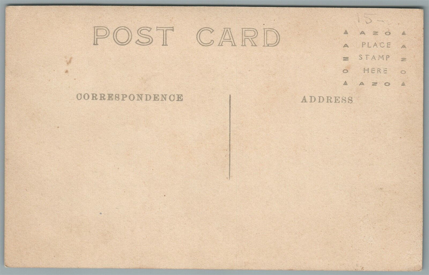 WWI ERA MILITARY CAMP ANTIQUE REAL PHOTO POSTCARD RPPC