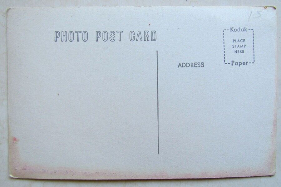 RPPC VINTAGE PHOTO POSTCARD TRAIN on the BRIDGE RAILWAY railroad