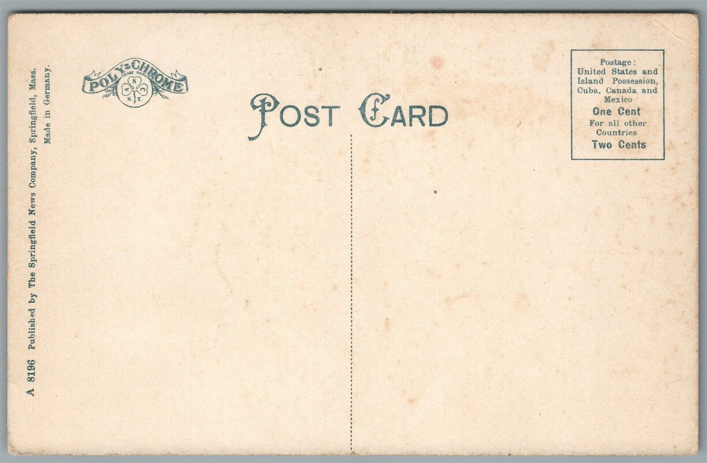 WILBRAHAM MA WESLEYAN ACADEMY ANTIQUE POSTCARD