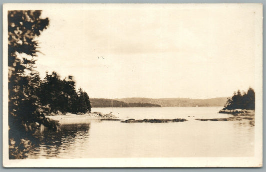 BROOKSVILLE ME VINTAGE REAL PHOTO POSTCARD RPPC