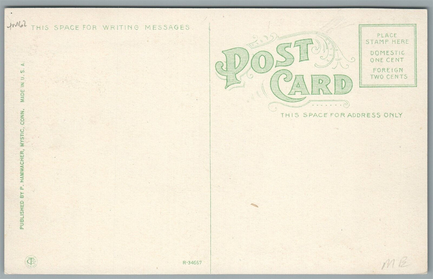 MYSTIC CT BIRDS EYE VIEW ANTIQUE POSTCARD