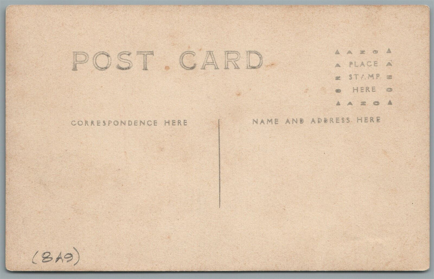 KIDS w/ TOY RIFLE ANTIQUE REAL PHOTO POSTCARD RPPC