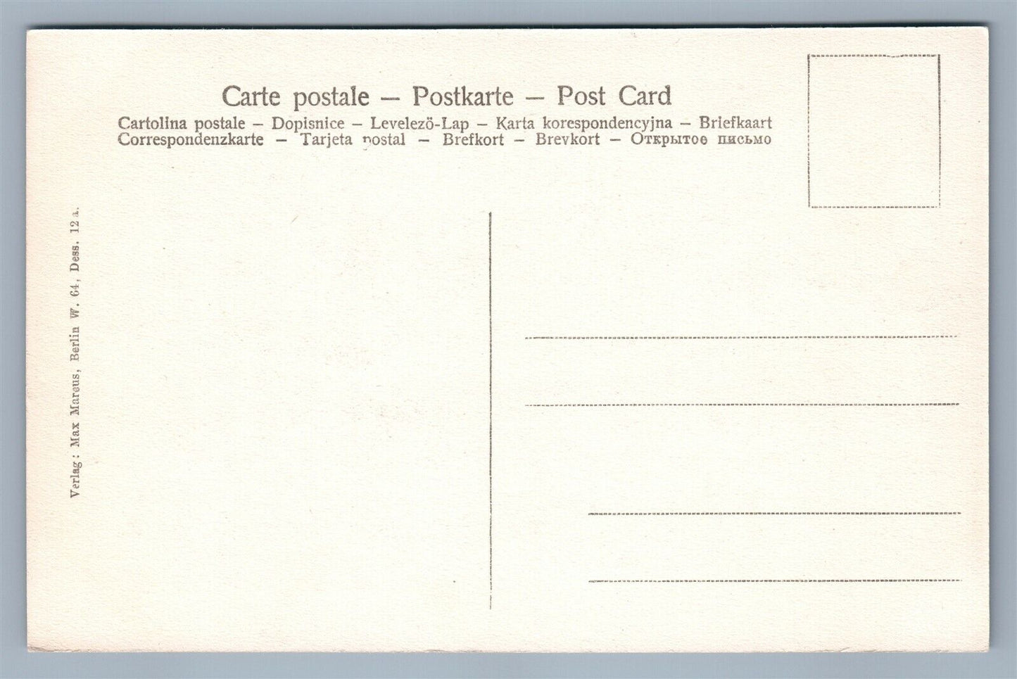 GRUS AUS BERLIN GERMANY KONIGLICHES SCHLOSS MIT SCHLOSSBRUCKE ANTIQUE POSTCARD