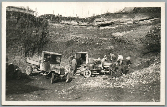 WILLIAMSTOWN VT J. PIRIE ESTATE GRANITE QUARRY ANTIQUE REAL PHOTO POSTCARD RPPC