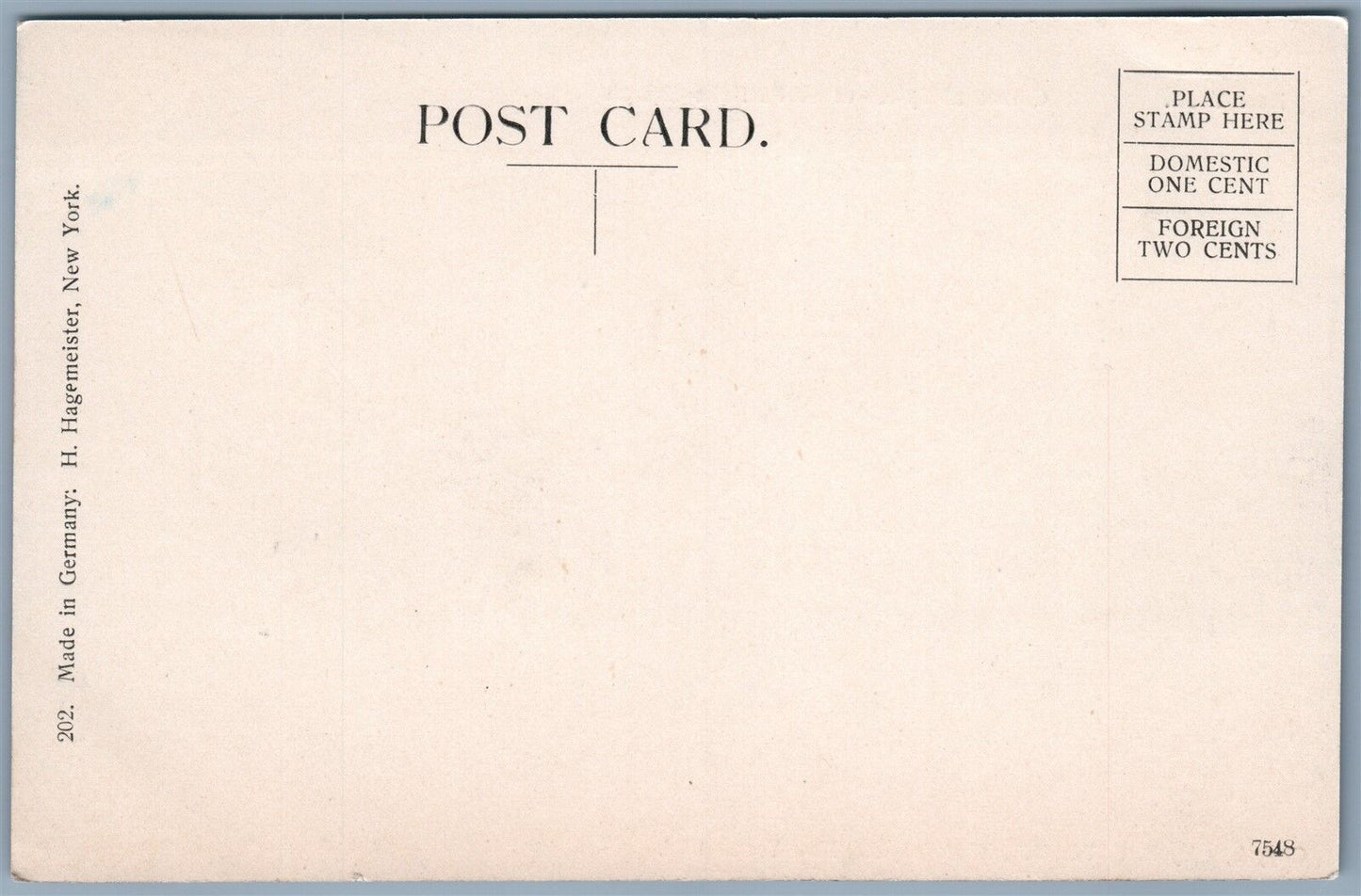 NEW YORK NY ST.PATRICK'S CHURCH ANTIQUE POSTCARD