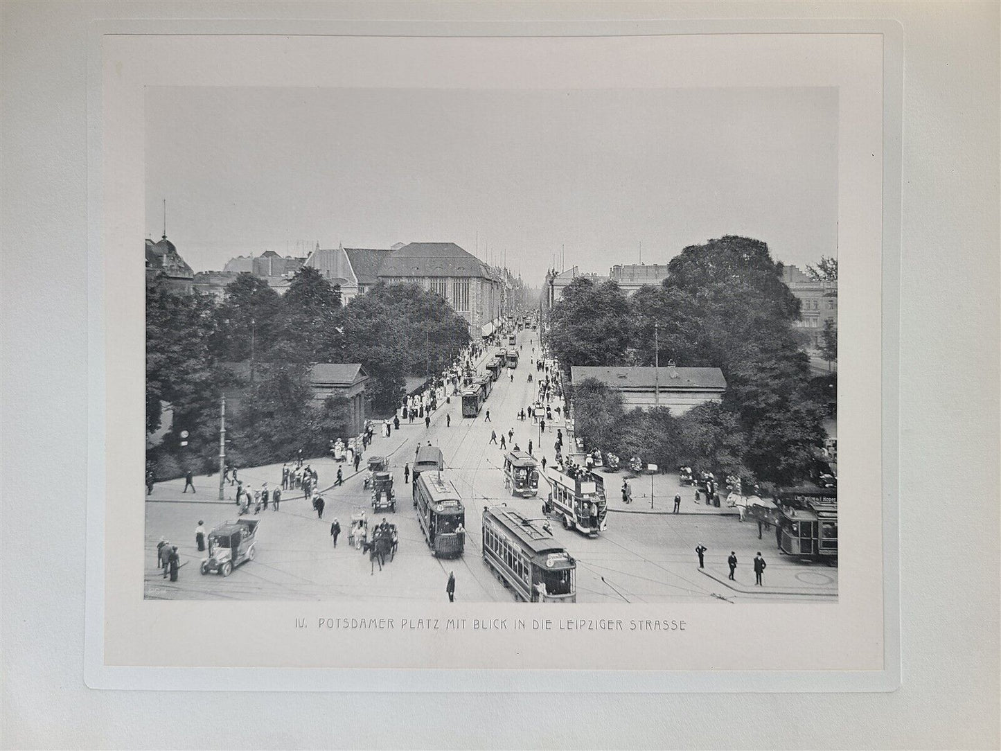 1911 DIE GROSSE BERLINER STRASSENBAHN UND NEBENBAHNEN antique PHOTO ILLUSTRATED