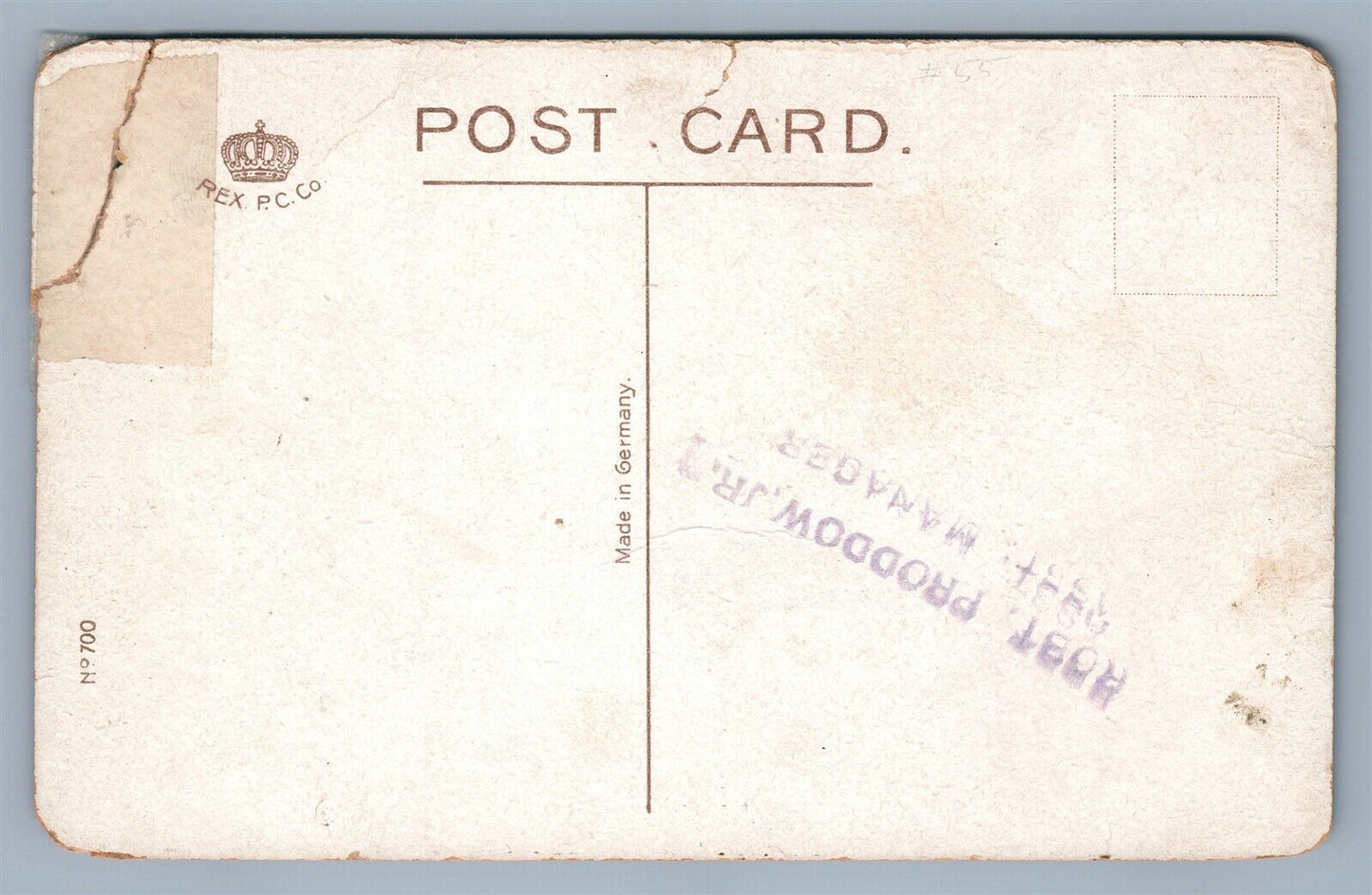 WATER WITCH NJ ROAD THROUGH CLUB ANTIQUE POSTCARD