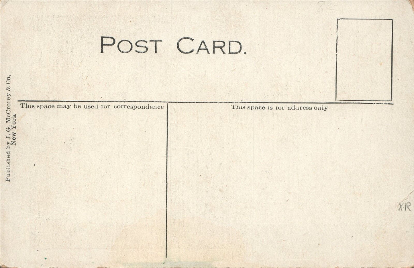 YORK PA COLLEGIATE INSTITUTE ANTIQUE POSTCARD