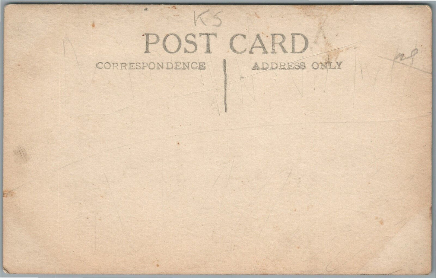 SELDEN KS MAIN STREET ANTIQUE REAL PHOTO POSTCARD RPPC