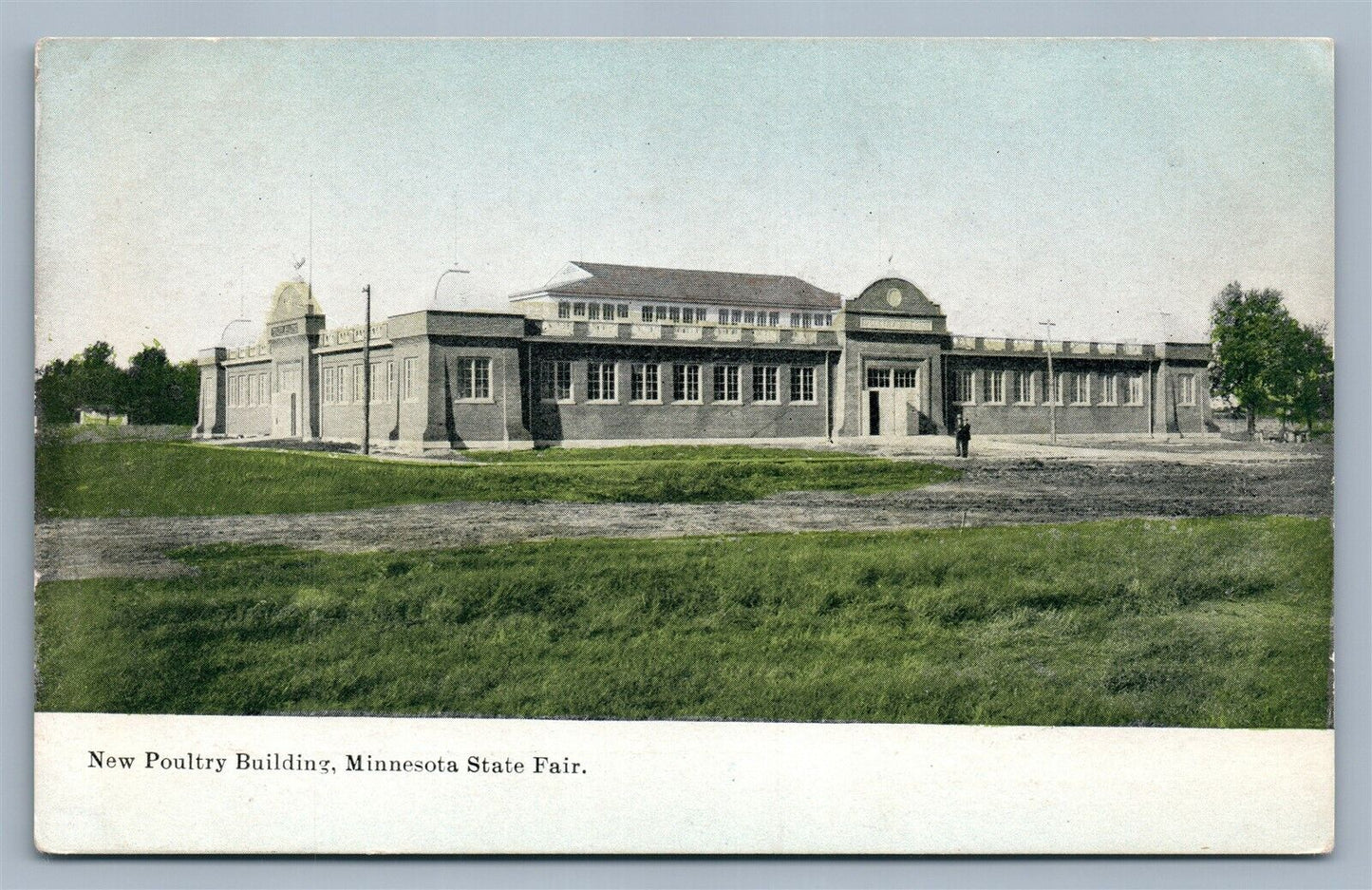 MINNESOTA STATE FAIR NEW POULTRY BUILDING ANTIQUE POSTCARD