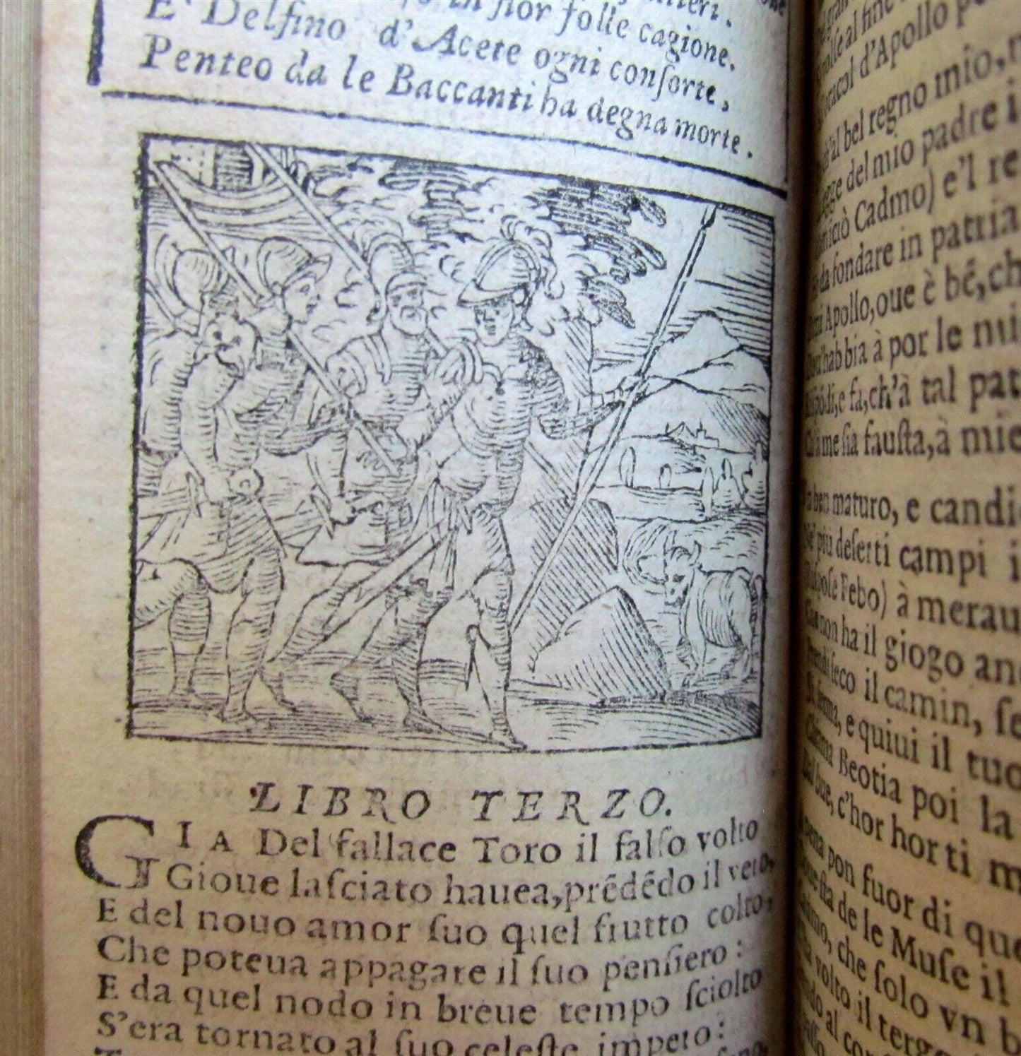 1579 LE METAMORFOSI by OVID ILLUSTRATED w/ 15 woodcuts antique RARE 16th century